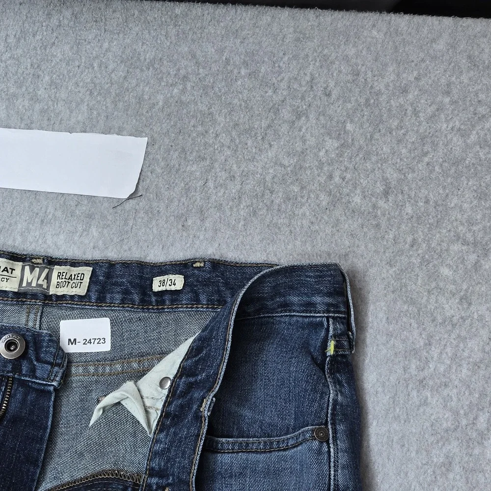 Ariat Men Jeans 38X34 Blue Denim M4 Bootcut Relaxed 33